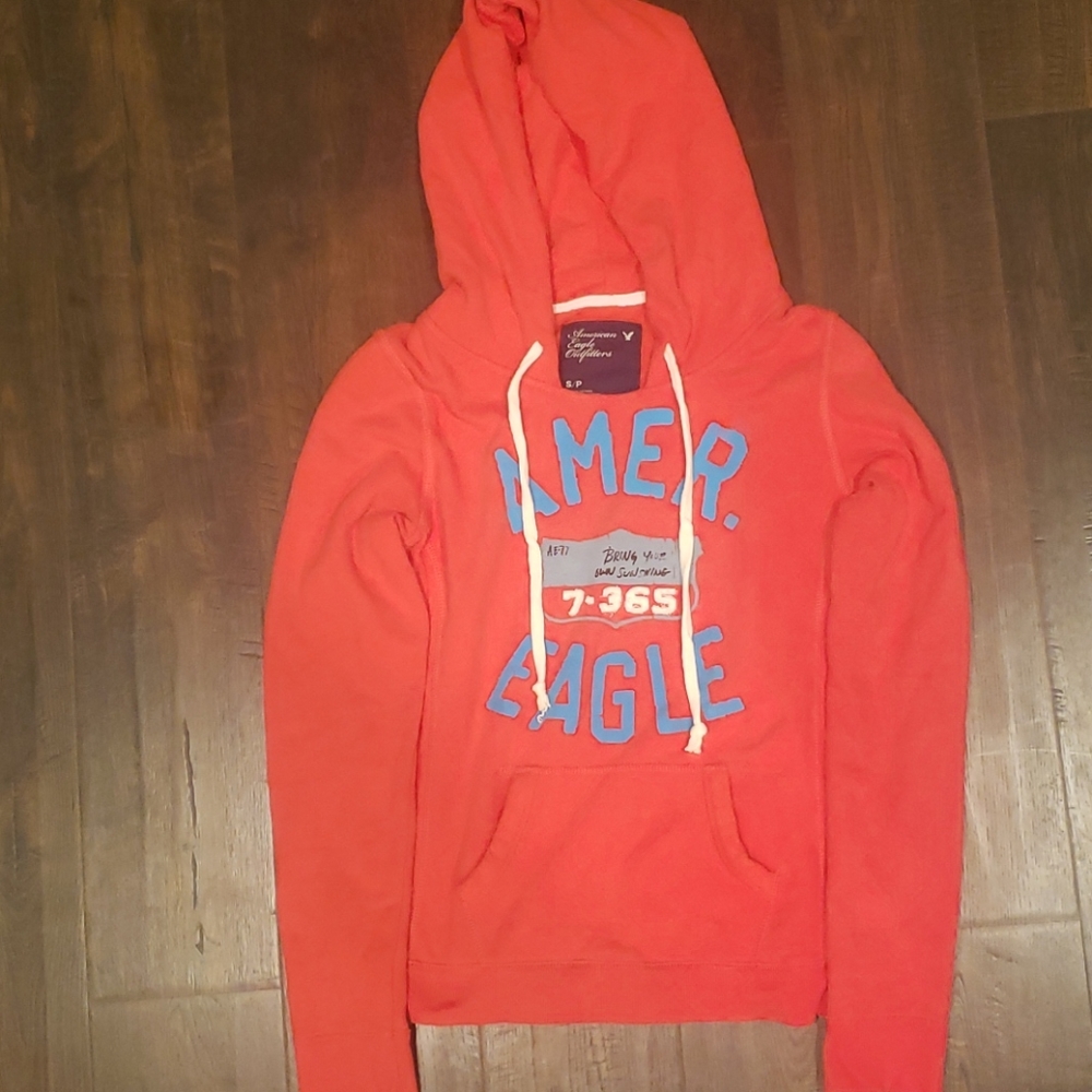American Eagle Sweatshirt/Hoodie (Size: Small)